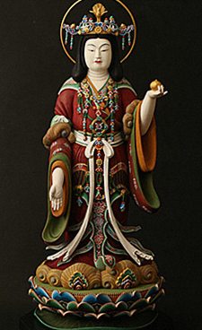 吉祥天像 彩色仕上げ